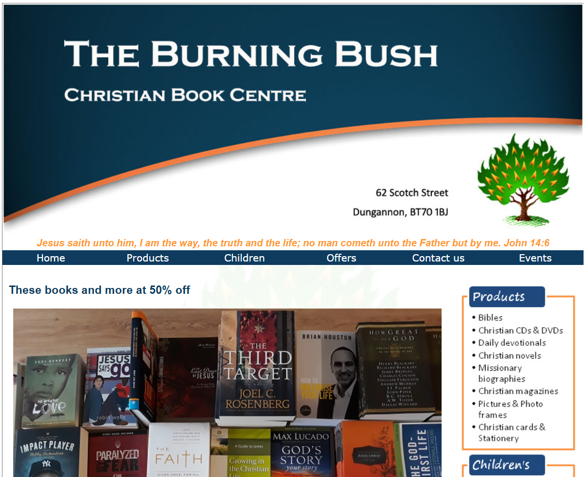 The Burning Bush – Vorher